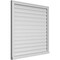 Ekena Millwork Vertical Surface Mount PVC Gable Vent: Functional, w/ 2"W x 2"P Brickmould Sill Frame, 42"W x 40"H GVPVE42X4003SF - alternate 5